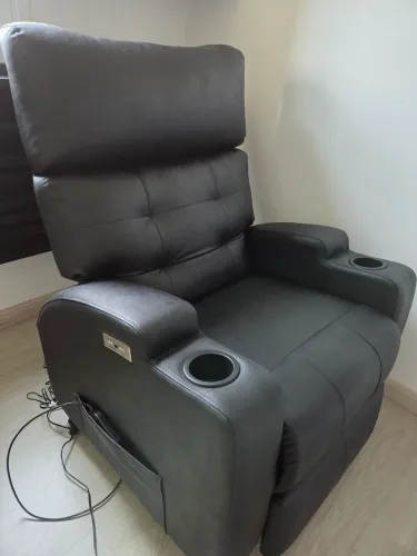 Poltrona Reclinável + Massagem + Motor de Encosto