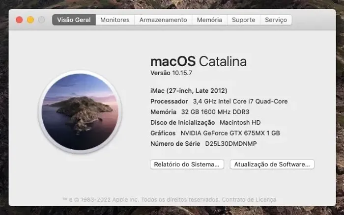 Vendo iMac 27 polegadas