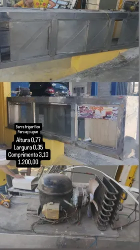 Barra frigorífico Para açougue