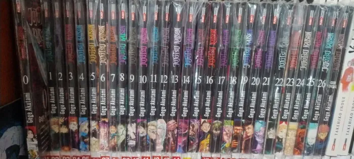 Coleção de Mangás Jujutsu Kaisen 0-26 + Guia Oficial