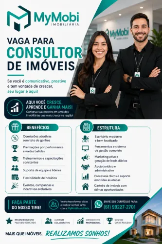 COSULTOR DE VENDA IMOBILIARIO