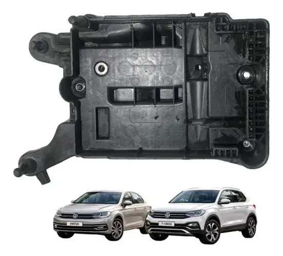 Suporte Caixa Bateria Volkswagen Virtus 2018 2019 2020 Preto