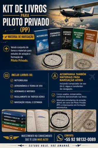 Kit de Aviação - Piloto Privado - Livros