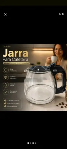 Jarra Cafeteira Electrolux Resistente Vidro