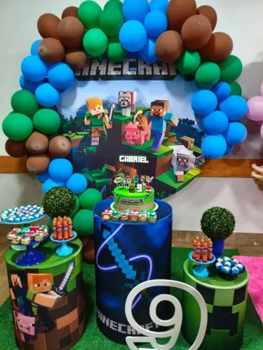 Kit Decoração Minecraft em Goianésia - Pegue e Monte
