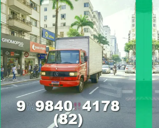 Frete! transporte de mudanças, carreto e frete bau, o melhor preço da região!
