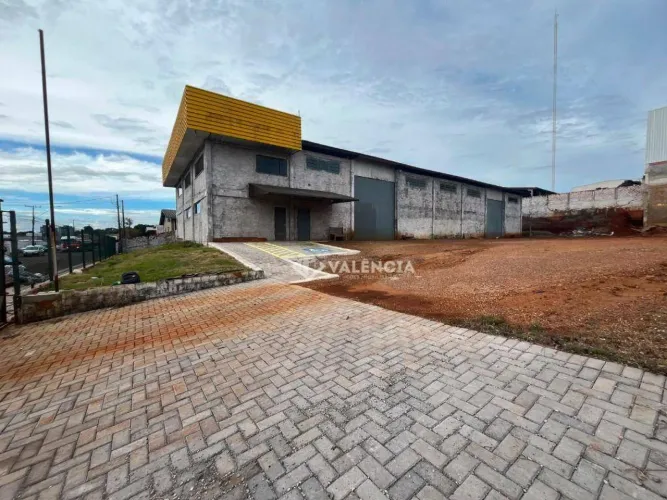 Barracão para locação com ± 650 metros construído e terreno de 3.033 metros Locação por R$