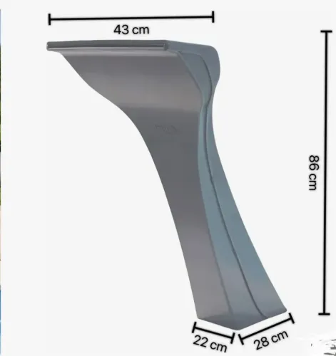 Cascata plus para piscina nova, embalada