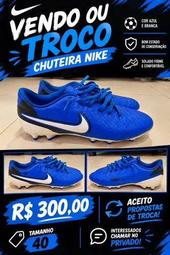 Chuteira Nike tiempo 