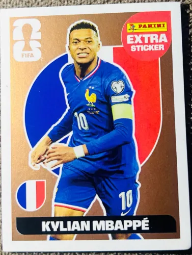 Figurinha Extra Legend Bronze Kylian Mbappé (Real Madrid) Panini FIFA Oficial 2026