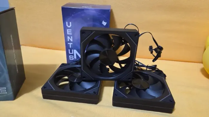 Kit 3 Ventoinhas Ventus NX ARGB Preto