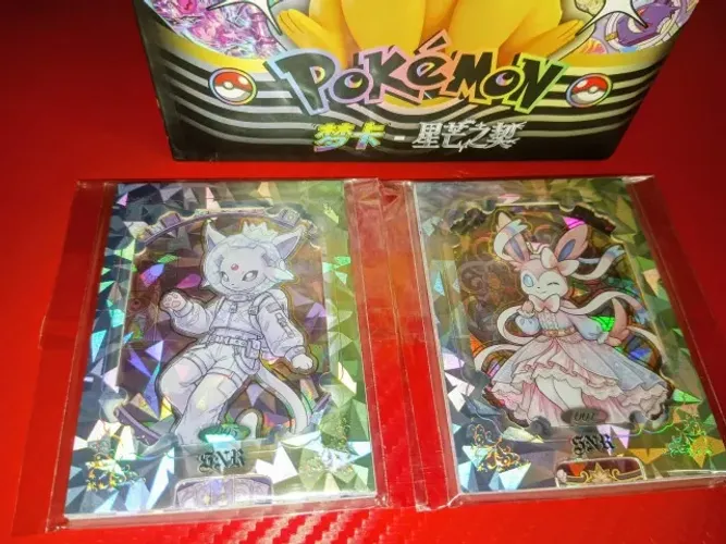 Set Pokémon Mengka 2 Raridade SNR ( 2 Cartas ) Eif - Aceito Trocas - Cartas Serializadas
