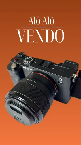 Kit Completo Sony a7C + 50mm + 5 Baterias + Acessórios