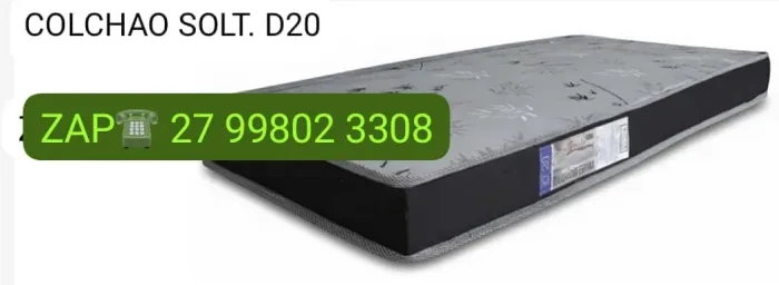 *colchão D20 solteiro - FRETE GRATIS