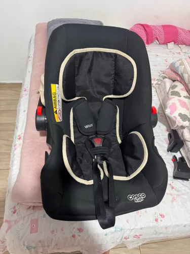 Bebê Conforto Cosco Kids Wizz - Preto/Bege - Conservado