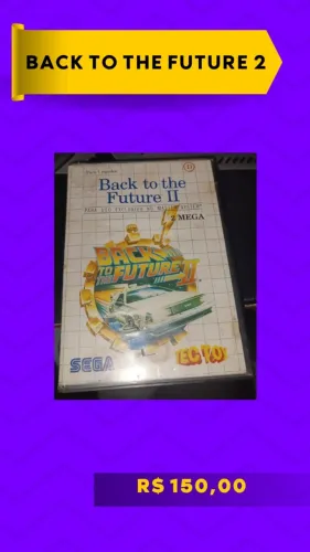 JOGO MASTER SISTEM DE VOLTA PRO FUTURO 2