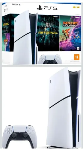 PlayStation®5 Slim Disk + 2 Jogos