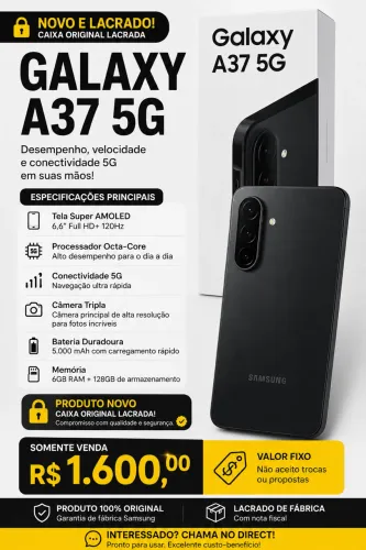 Celular Galaxy A37 128GB - LACRADO