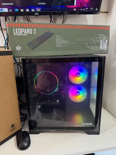 Pc Gamer Na Promoção AQUARIUM BLACK LUXO Novo, Lacrado na Caixa 