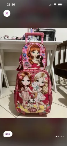 Kit Lancheira e Mochila Jolie