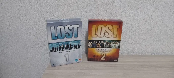 2 box DVD LOST temporadas 1 e 2