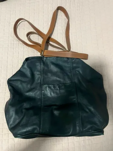 Bolsa de couro grande Soulier