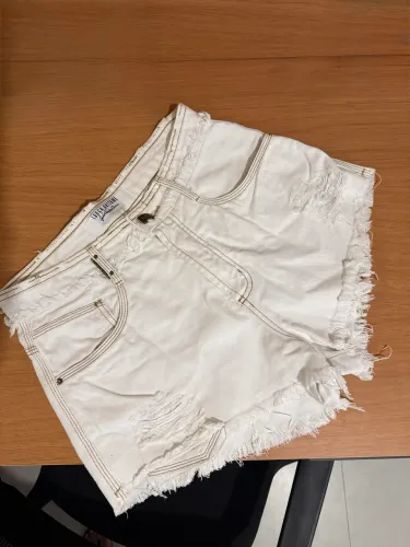 Short branco TAM 36 - Marca Lança Perfume