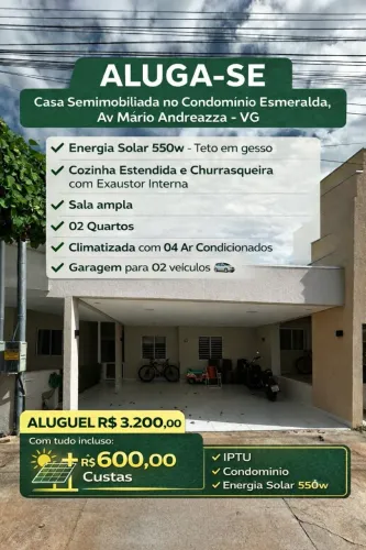 Condomínio Esmeralda - Energia Solar (Incluso)