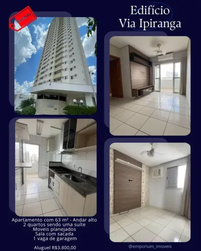 LOCAÇÃO | EDIFÍCIO VIA IPIRANGA  GOIABEIRAS