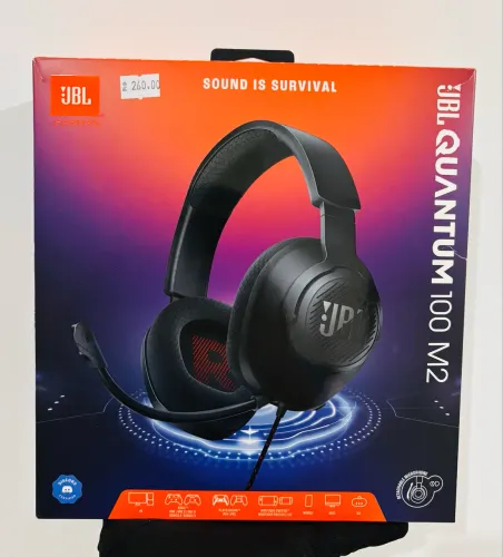 Fone Headset Gamer JBL Quantum 100 M2.