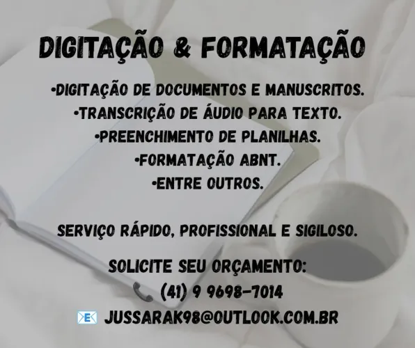Serviços de Digitação e Transcrição