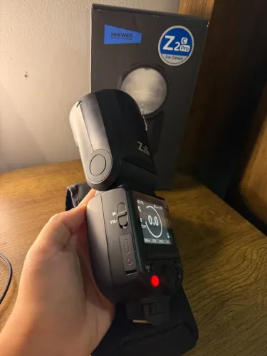 Flash De Cabeça Redonda Neewer Z2pro : Canon Ttl Speedlite Preto