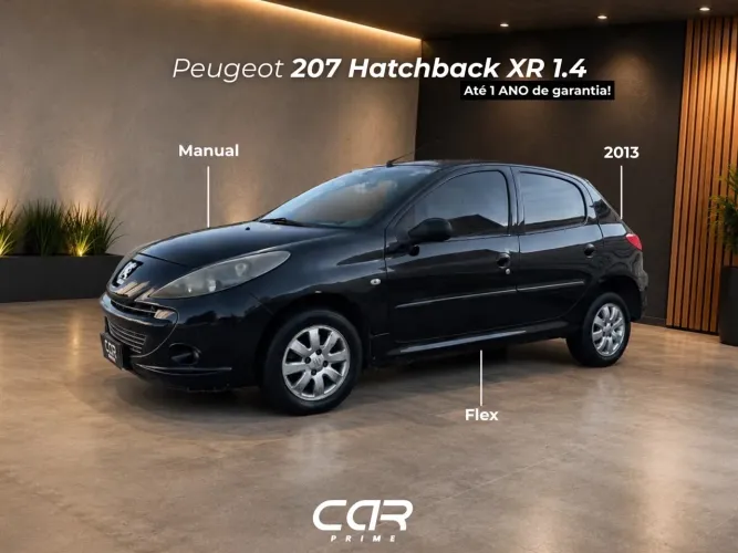 Peugeot 207 XR 1.4 Flex 8V 5P 2013