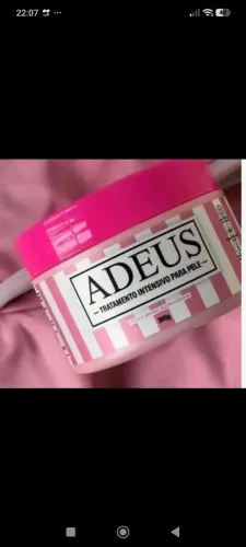 Adeus estrias creme rosa 
