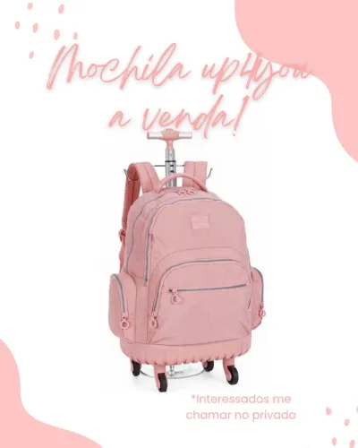 Mochila de Rodinha 360° Up4You -usada por 1 mês 