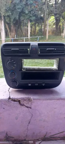 Moldura central honda civic 2001 a 2006