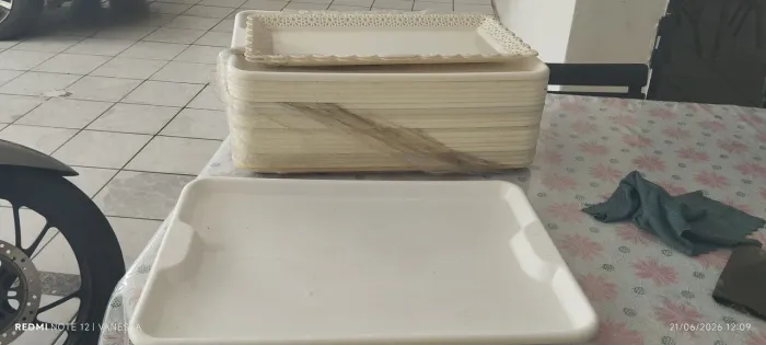 20 Bandejas de plástico