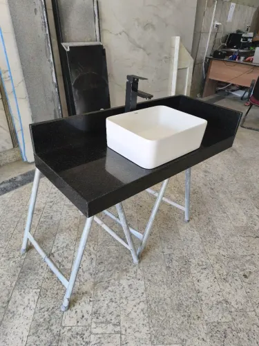 Lavatório Granito Preto 1.00 x 0.43 