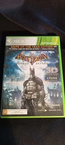 jogo batman. arkam asylum. xbox 360 (midia física/CD)