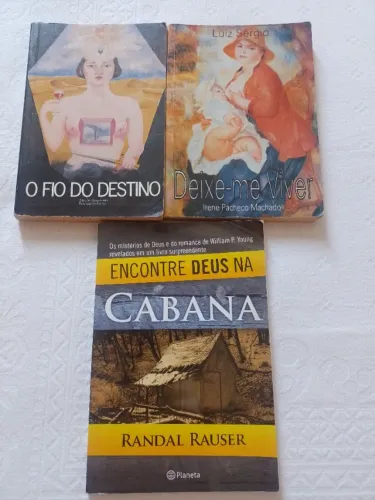 Livros religiosos - combo com 3 livros