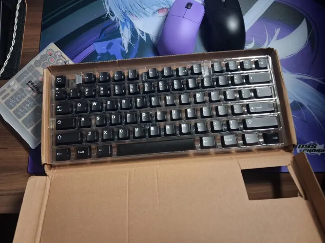 Keycaps Preto e Branco WOB