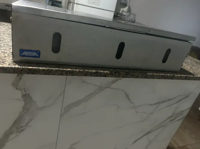 Organizador de condimentos de inox completo estado de novo