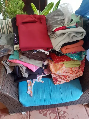 Lote de pano tecidos para confecção