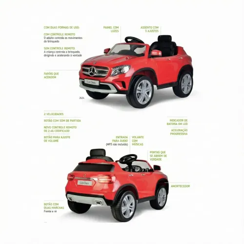 CARRO INFANTIL ELÉTRICO GRANDE