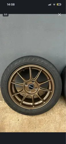 Rodas aro 15 4x100 wedssport com pneu 