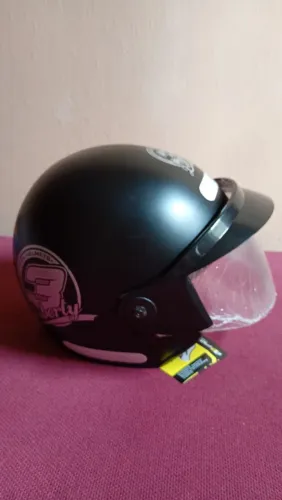 Capacete 58 LIBERTY 3 Com Viseira, Cor: Preto ou Rosa