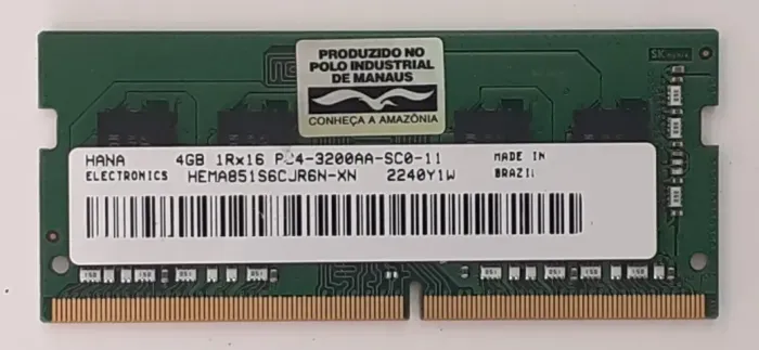 Memória Notebook Smart 4gb Ddr4 3200mhz