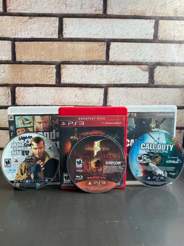 6 jogos Mídia Física Original PS3