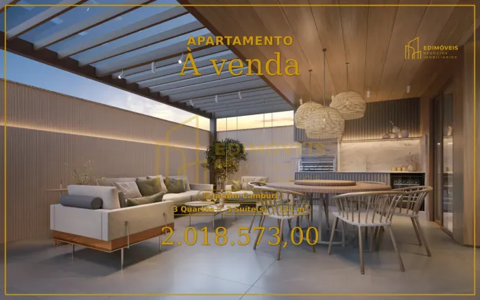 Exclusivo apartamento Garden com piscina privativa em Jardim Camburi