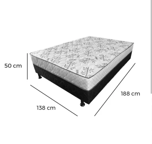 Doa-se Cama box casal e colchão usado.